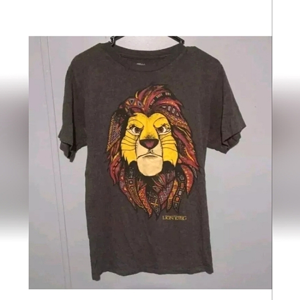 Lion King Womens Medium T Shirt Gray